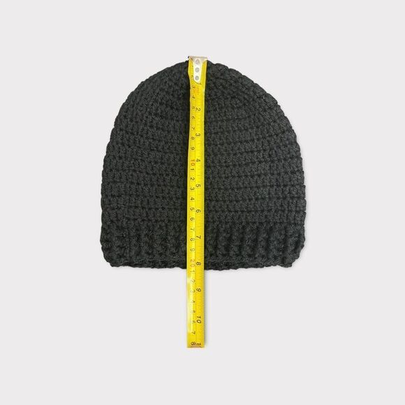 HANDMADE | Black Knit Toque - Picture 2 of 3
